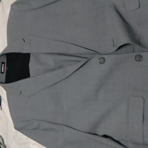 Mens Express Grey suit pants 34×30 Jacket is Slim